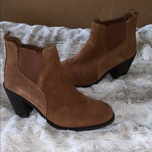 Crown vintage suede ankle booties